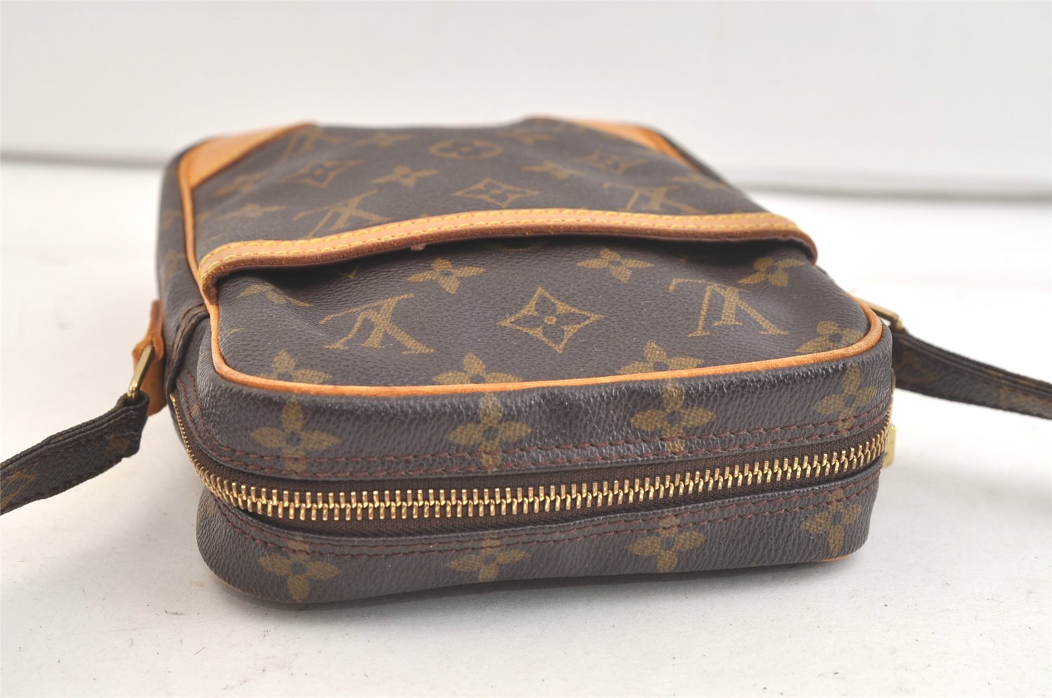 Authentic Louis Vuitton Monogram Danube Shoulder Cross Body Bag M45266 LV 3899K