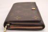 Auth Louis Vuitton Monogram Porte Monnaie Billets Tresor Wallet M61730 LV 3900J