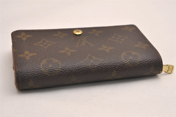 Auth Louis Vuitton Monogram Porte Monnaie Billets Tresor Wallet M61730 LV 3900J