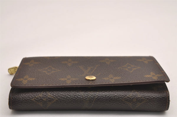Auth Louis Vuitton Monogram Porte Monnaie Billets Tresor Wallet M61730 LV 3900J