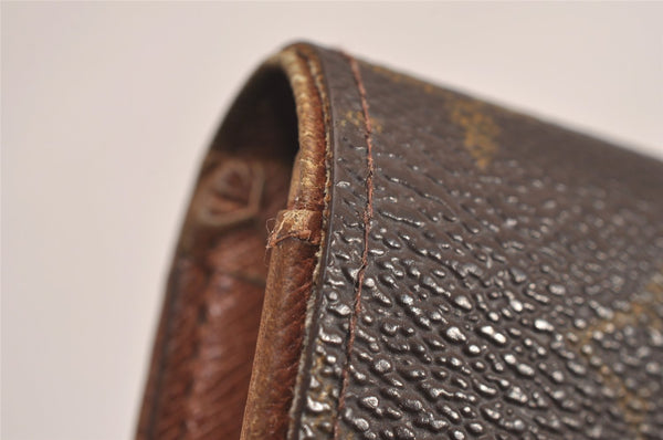 Auth Louis Vuitton Monogram Porte Monnaie Billets Tresor Wallet M61730 LV 3900J