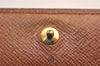 Auth Louis Vuitton Monogram Porte Monnaie Billets Tresor Wallet M61730 LV 3900J