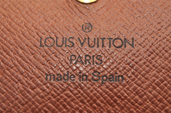 Auth Louis Vuitton Monogram Porte Monnaie Billets Tresor Wallet M61730 LV 3900J