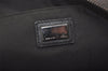 Authentic FENDI Zucchino Vintage Shoulder Bag Canvas Leather Black Junk 3901K