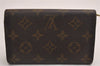 Auth Louis Vuitton Monogram Porte Monnaie Billets Tresor Wallet M61730 LV 3902J