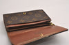 Auth Louis Vuitton Monogram Porte Monnaie Billets Tresor Wallet M61730 LV 3902J