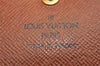 Auth Louis Vuitton Monogram Porte Monnaie Billets Tresor Wallet M61730 LV 3902J