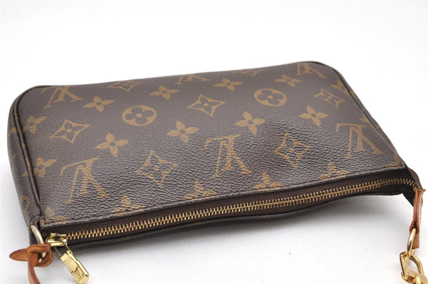 Authentic Louis Vuitton Monogram Pochette Accessoires Pouch M51980 LV 3902K