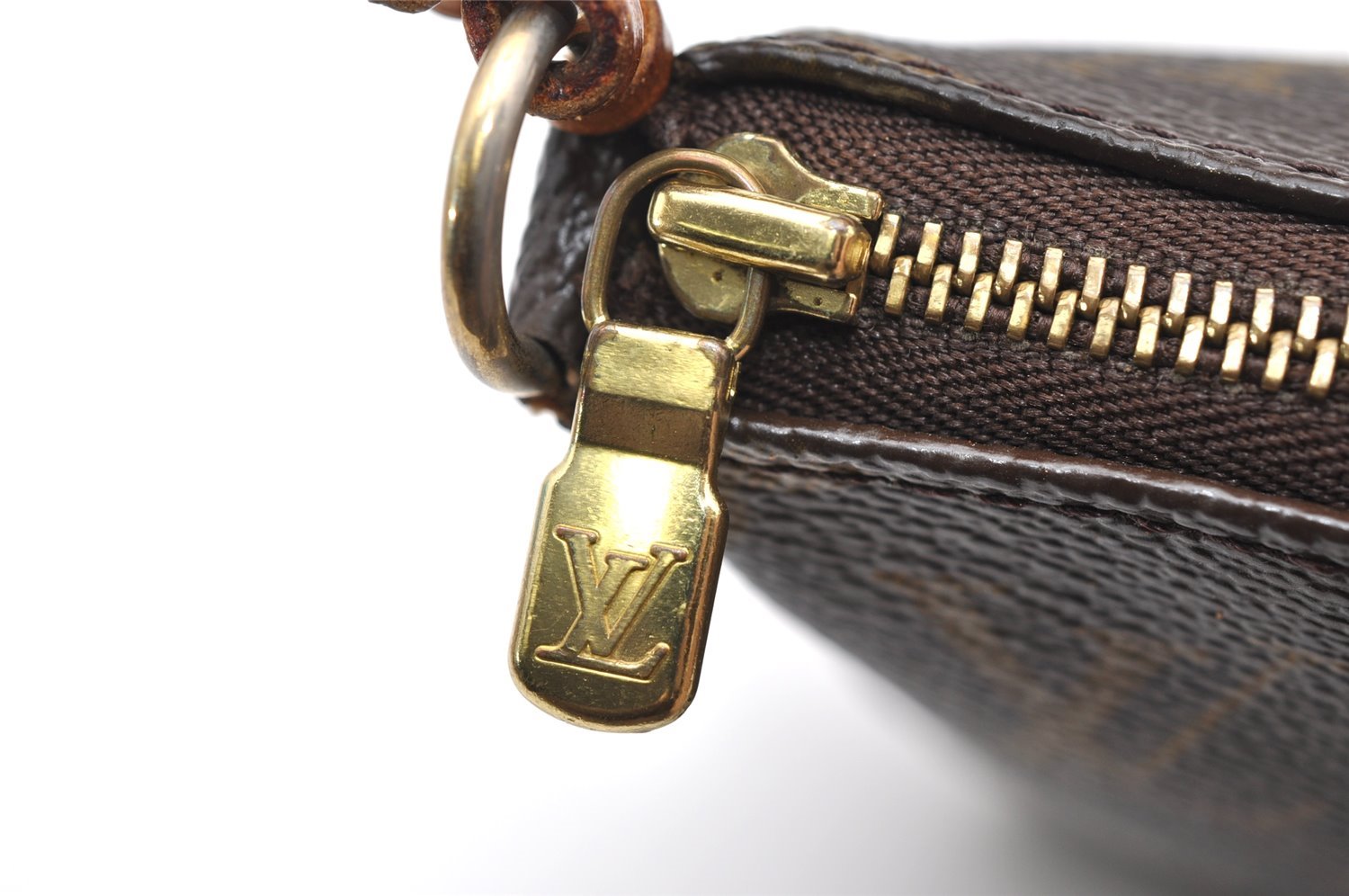 Authentic Louis Vuitton Monogram Pochette Accessoires Pouch M51980 LV 3902K