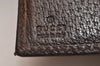 Authentic GUCCI Vintage Bifold Wallet Purse GG Canvas Leather 112664 Brown 3906J