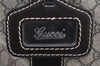 Authentic GUCCI Vintage 2Way Shoulder Tote Bag GG PVC Enamel 203521 Brown 3906K