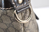 Authentic GUCCI Vintage 2Way Shoulder Tote Bag GG PVC Enamel 203521 Brown 3906K