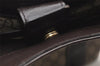 Authentic GUCCI Vintage 2Way Shoulder Tote Bag GG PVC Enamel 203521 Brown 3906K