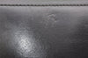 Authentic Salvatore Ferragamo Gancini Leather 2Way Shoulder Hand Bag Black 3907K