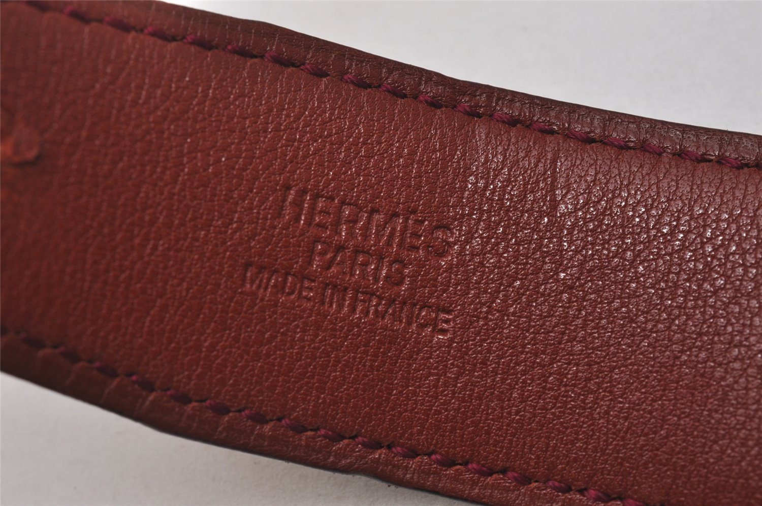 Authentic HERMES Constance Leather Belt 68-73cm 26.8-28.7