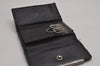 Auth GUCCI 6 Hooks Key Case Holder GG Canvas Leather 127048 Black Junk 3909J