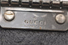 Auth GUCCI 6 Hooks Key Case Holder GG Canvas Leather 127048 Black Junk 3909J