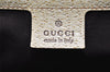Authentic GUCCI Bamboo Hand Shoulder Bag GG Canvas Leather 111713 Beige 3909K