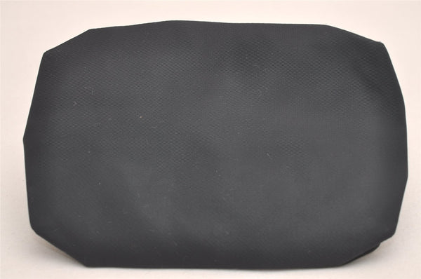 Authentic PRADA Vintage MV1 Vela Nylon Tessuto Pouch Purse Gray 3910J