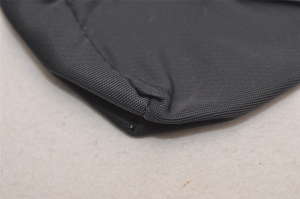 Authentic PRADA Vintage MV1 Vela Nylon Tessuto Pouch Purse Gray 3910J