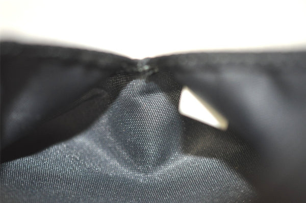 Authentic PRADA Vintage MV1 Vela Nylon Tessuto Pouch Purse Gray 3910J
