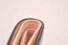 Authentic TORY BURCH Robinson Bifold Wallet Purse Leather Pink Gold 3911J