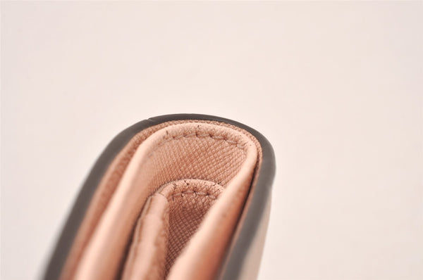 Authentic TORY BURCH Robinson Bifold Wallet Purse Leather Pink Gold 3911J
