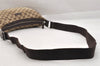 Authentic GUCCI Shoulder Cross Bag GG Canvas Leather 122790 Brown Junk 3911K