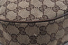 Authentic GUCCI Shoulder Cross Bag GG Canvas Leather 122790 Brown Junk 3911K