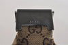 Authentic GUCCI Shoulder Cross Bag GG Canvas Leather 122790 Brown Junk 3911K