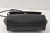 Authentic GIVENCHY Vintage Leather Shoulder Cross Body Bag Purse Black 3912K