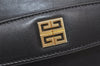 Authentic GIVENCHY Vintage Leather Shoulder Cross Body Bag Purse Black 3912K