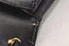 Authentic GIVENCHY Vintage Leather Shoulder Cross Body Bag Purse Black 3912K