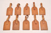 Authentic Louis Vuitton Name tag Beige 10Set LV 3913J