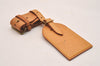 Authentic Louis Vuitton Name tag Handle Holder Beige 10Set LV 3914J