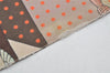 Authentic HERMES Twilly Scarf "Clic Clac a Pois" Silk Beige 3914K