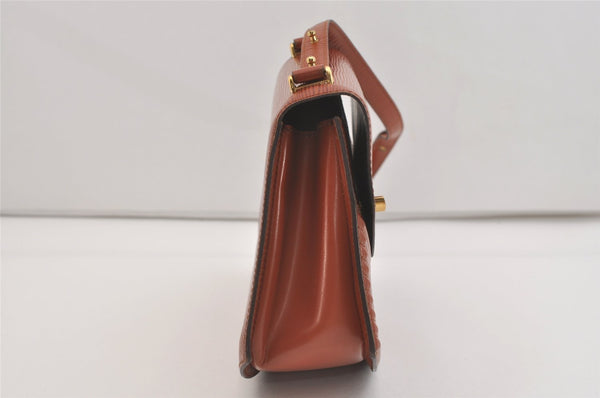 Authentic Louis Vuitton Epi Tilsitt Shoulder Bag Purse Brown M52483 LV 3915J