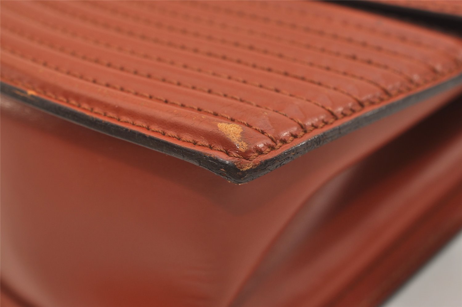 Authentic Louis Vuitton Epi Tilsitt Shoulder Bag Purse Brown M52483 LV 3915J