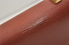 Authentic Louis Vuitton Epi Tilsitt Shoulder Bag Purse Brown M52483 LV 3915J