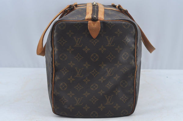 Authentic Louis Vuitton Monogram Sac Souple 45 Hand Boston Bag M41624 LV 3915K