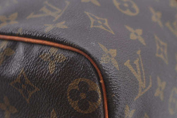 Authentic Louis Vuitton Monogram Sac Souple 45 Hand Boston Bag M41624 LV 3915K