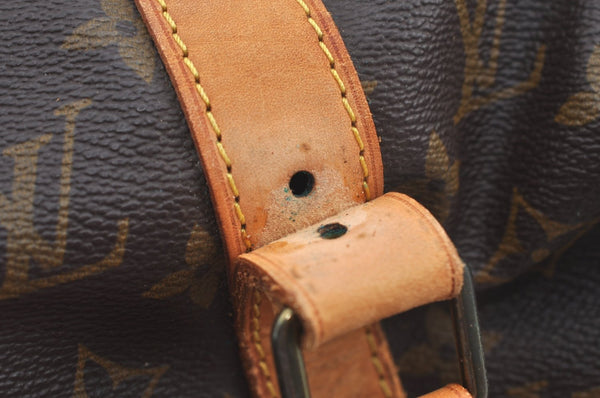 Authentic Louis Vuitton Monogram Sac Souple 45 Hand Boston Bag M41624 LV 3915K