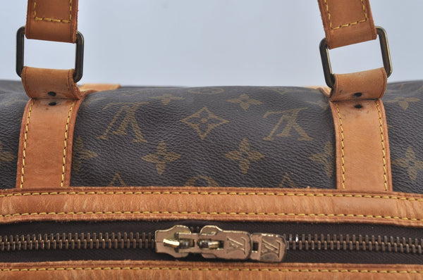Authentic Louis Vuitton Monogram Sac Souple 45 Hand Boston Bag M41624 LV 3915K