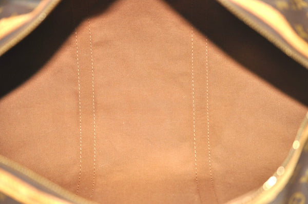 Authentic Louis Vuitton Monogram Sac Souple 45 Hand Boston Bag M41624 LV 3915K