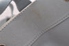 Authentic HERMES Vintage Coquillage PM Hand Tote Bag Canvas Light Blue 3916K