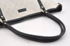 Authentic GUCCI Vintage Shoulder Tote Bag GG PVC Leather 197953 White 3917K