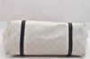 Authentic GUCCI Vintage Shoulder Tote Bag GG PVC Leather 197953 White 3917K