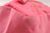 Authentic PRADA Vintage Nylon Tessuto Saffiano Leather Pouch Purse Pink 3918I