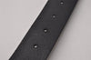 Authentic GUCCI Interlocking G Belt Leather Size 95cm 37.4" 368186 Black 3919I