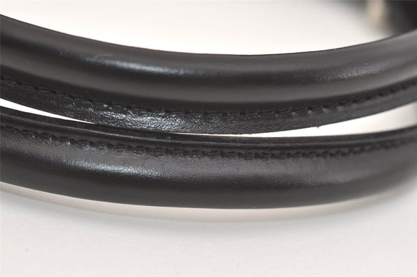 Authentic GUCCI Jackie Hand Tote Bag Purse GG Canvas Leather 0011068 Black 3920J